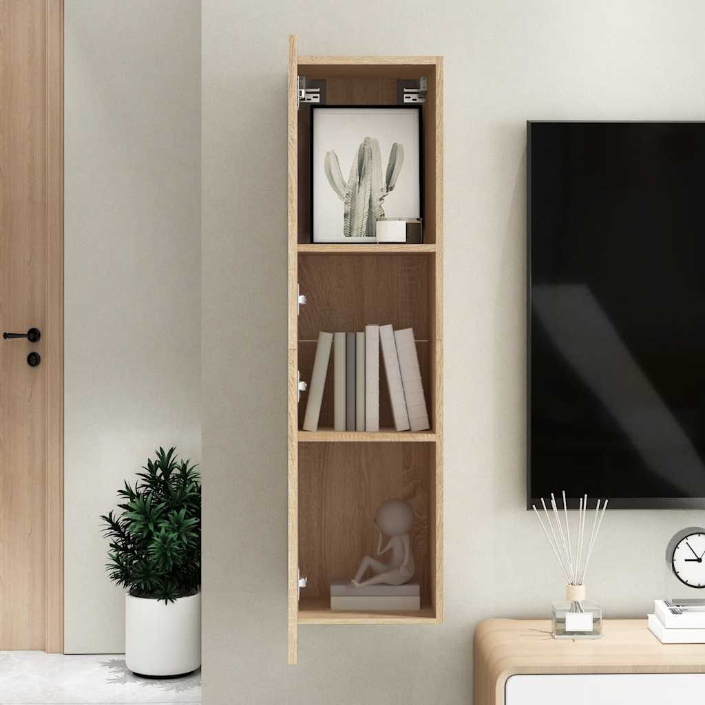 TV ormarić boja hrasta sonome 30,5x30x110 cm konstruirano drvo