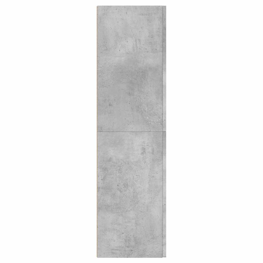 TV ormarić boja betona 30,5 x 30 x 110 cm od konstruiranog drva