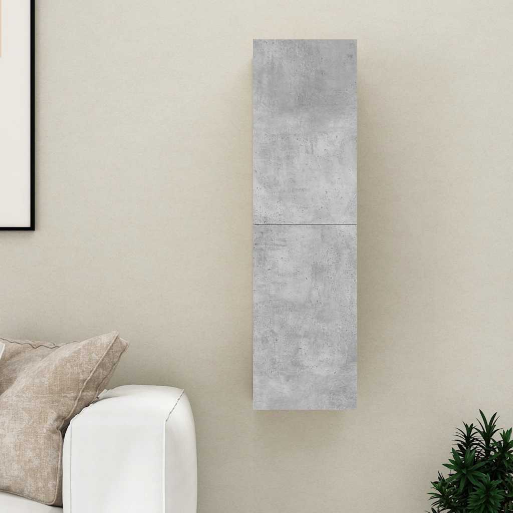 TV ormarić boja betona 30,5 x 30 x 110 cm od konstruiranog drva