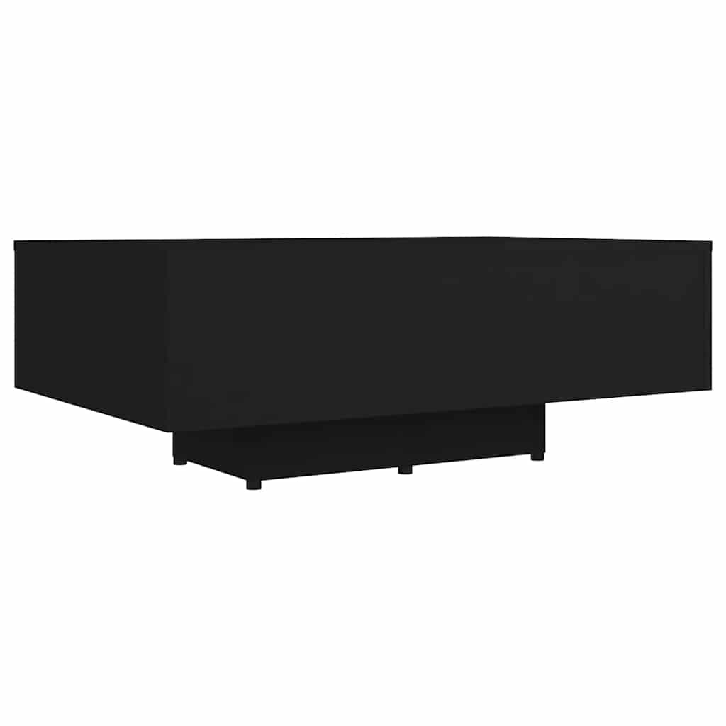 Stolić za kavu crni 85 x 55 x 31 cm od konstruiranog drva