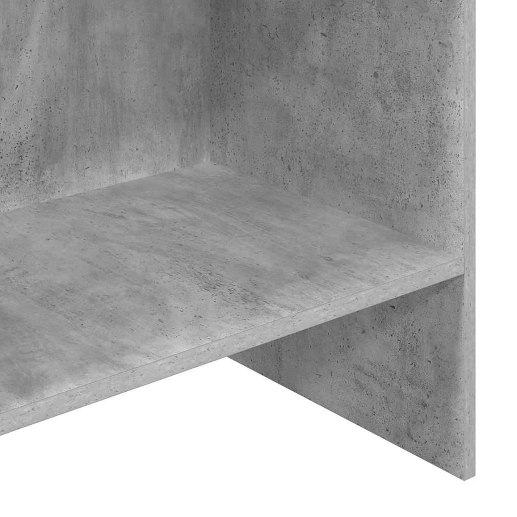 Ormarić za knjige boja betona 60x35x180 cm konstruirano drvo