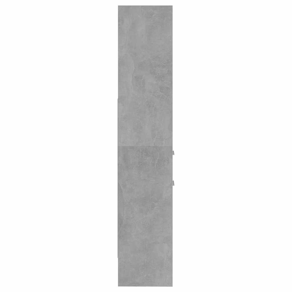 Ormarić za knjige boja betona 40x35x180 cm konstruirano drvo