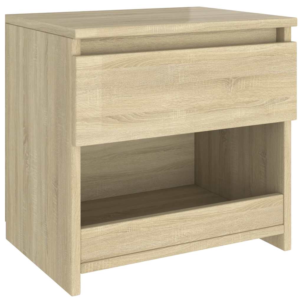 Noćni ormarići 2 kom boja hrasta 40x30x39 cm konstruirano drvo