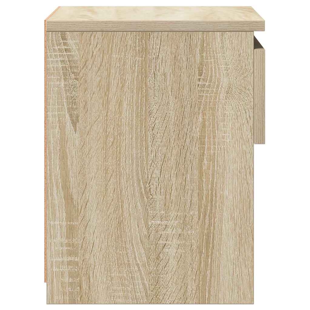 Noćni ormarići 2 kom boja hrasta 40x30x39 cm konstruirano drvo