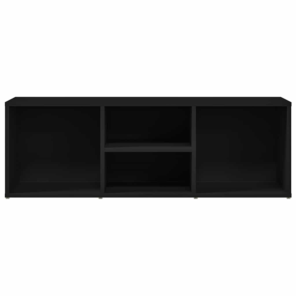 Klupa za spremanje obuće crna 105x35x35 cm konstruirano drvo