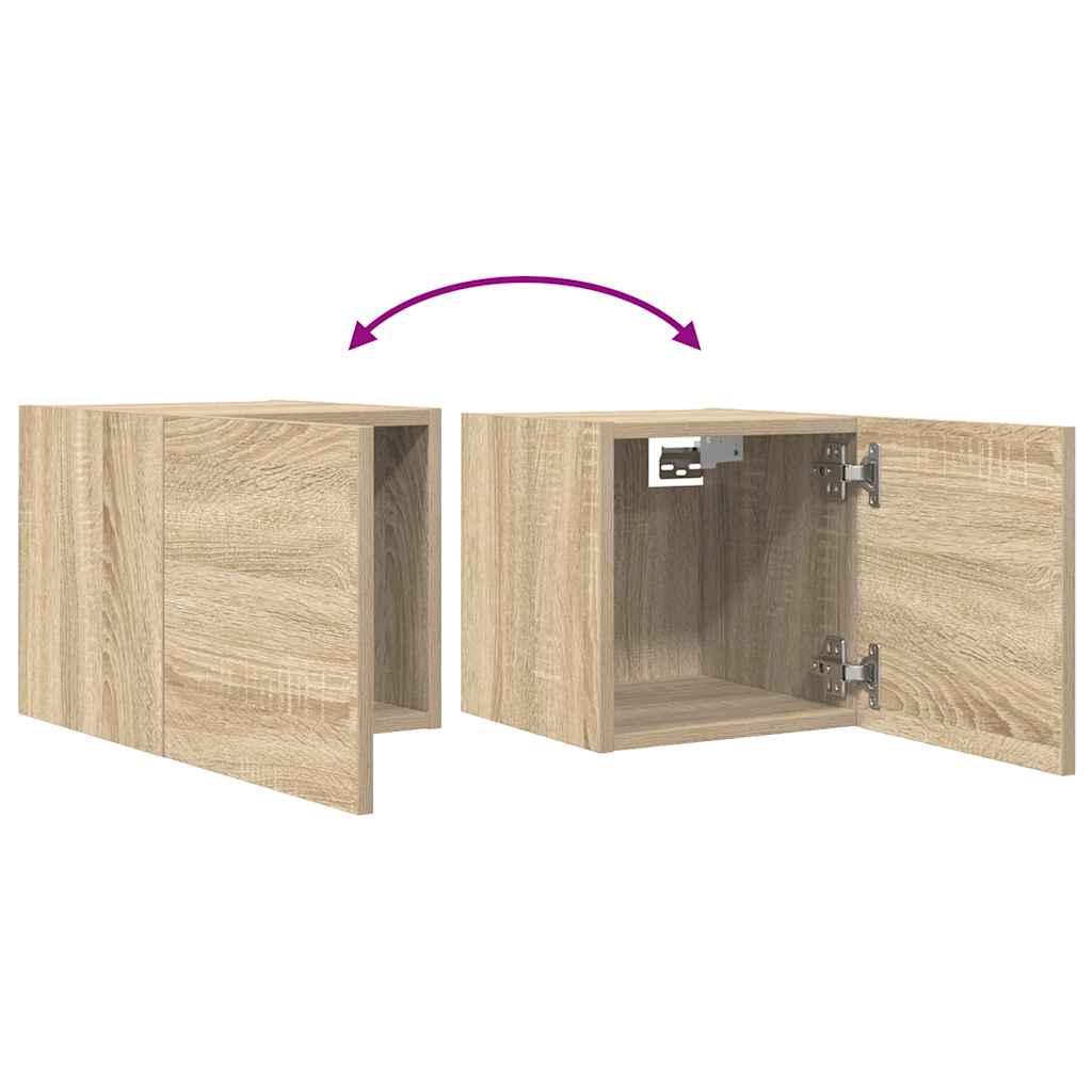 Zidni TV ormarići 2 kom boja hrasta sonome 30,5 x 30 x 30 cm