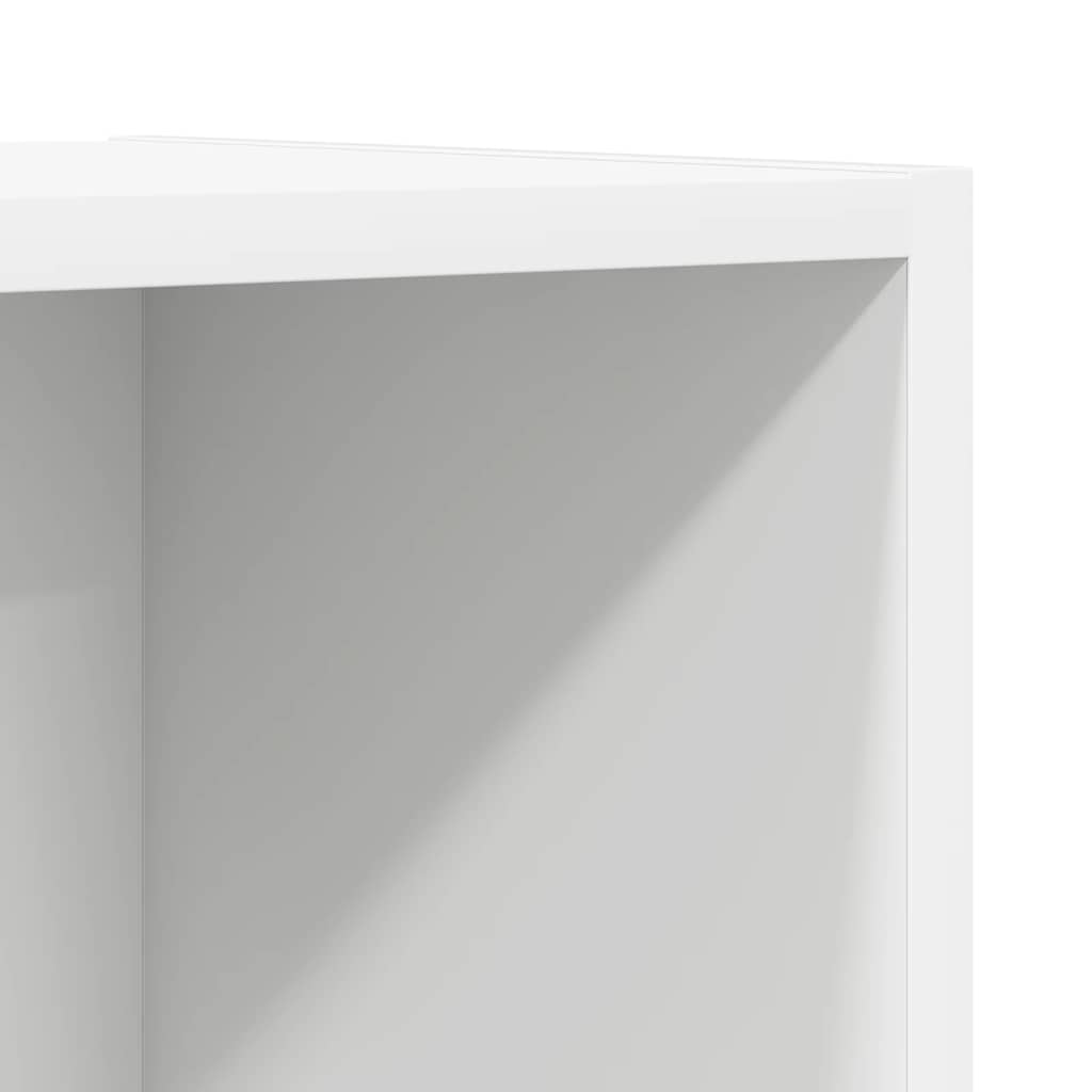 Zidni TV ormarić bijeli 37 x 37 x 107 cm od konstruiranog drva