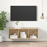 Zidni TV ormarić boja hrasta 37 x 37 x 107 cm konstruirano drvo