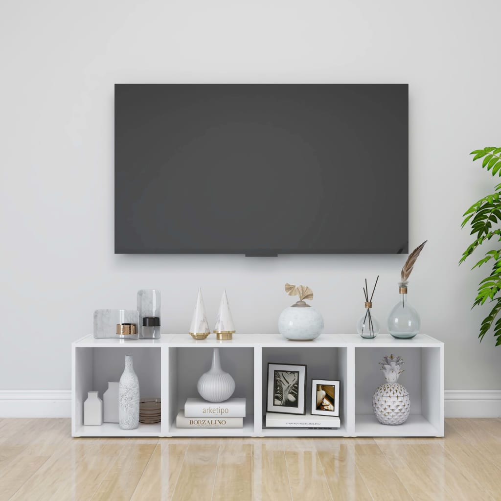 TV ormarić bijeli 37 x 35 x 37 cm od iverice
