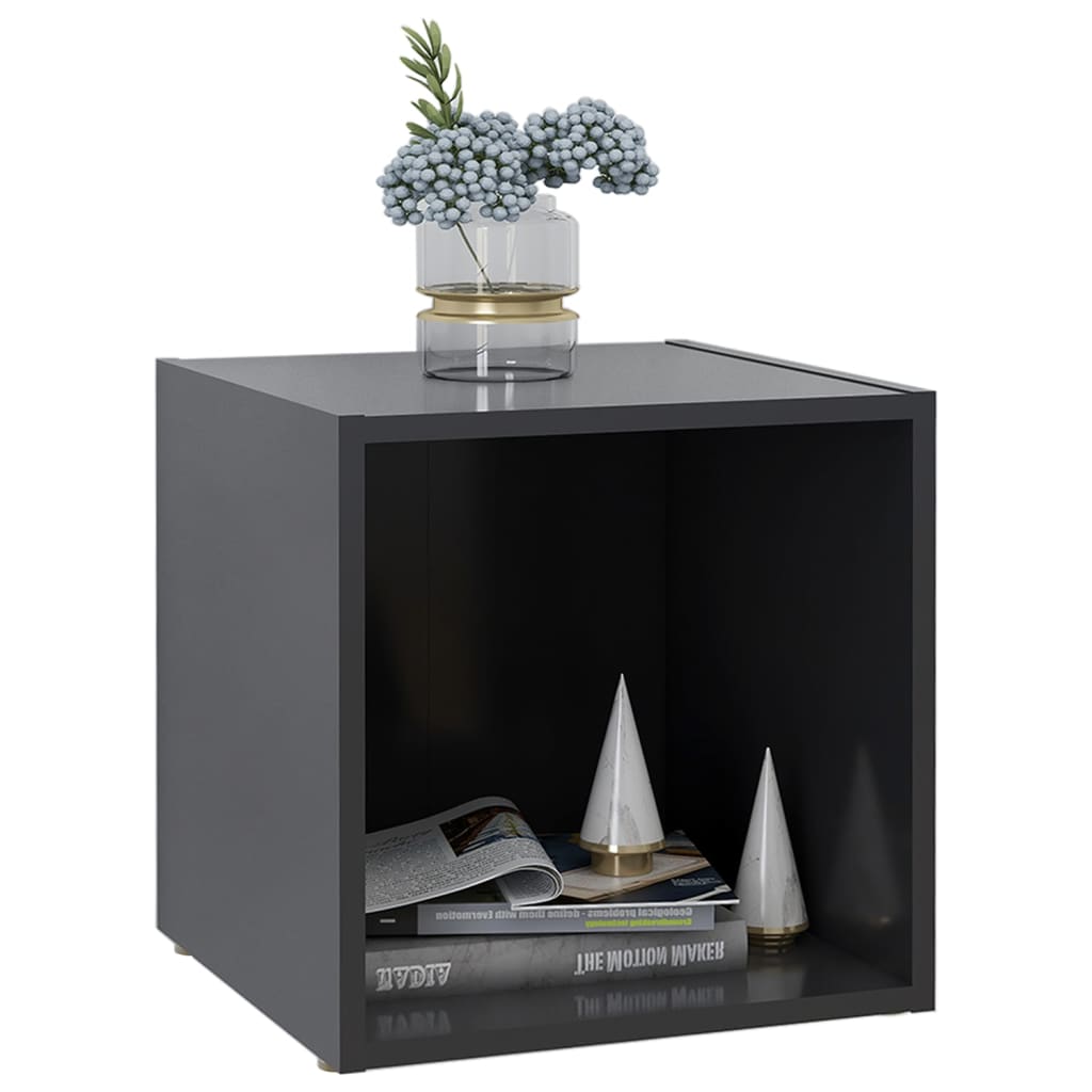 TV ormarići 4 kom sivi 37 x 35 x 37 cm konstruirano drvo
