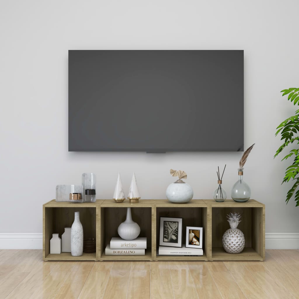 TV ormarić boja hrasta sonome 37 x 35 x 37 cm konstruirano drvo