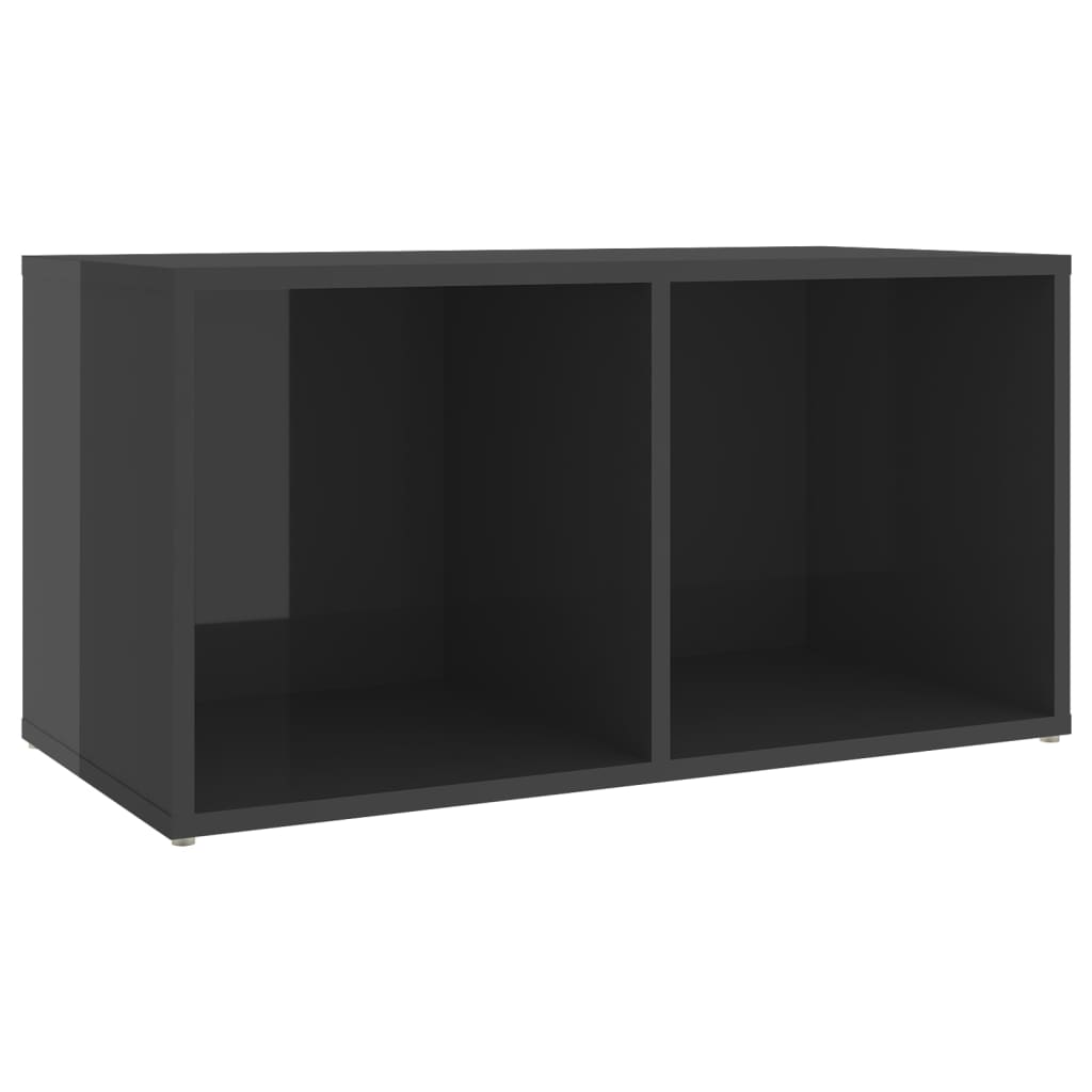 TV ormarić sjajni sivi 72 x 35 x 36,5 cm od konstruiranog drva