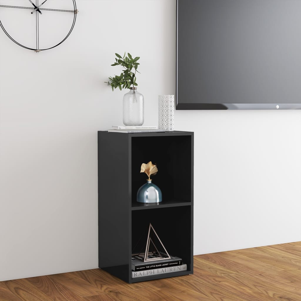TV ormarić sjajni sivi 72 x 35 x 36,5 cm od konstruiranog drva