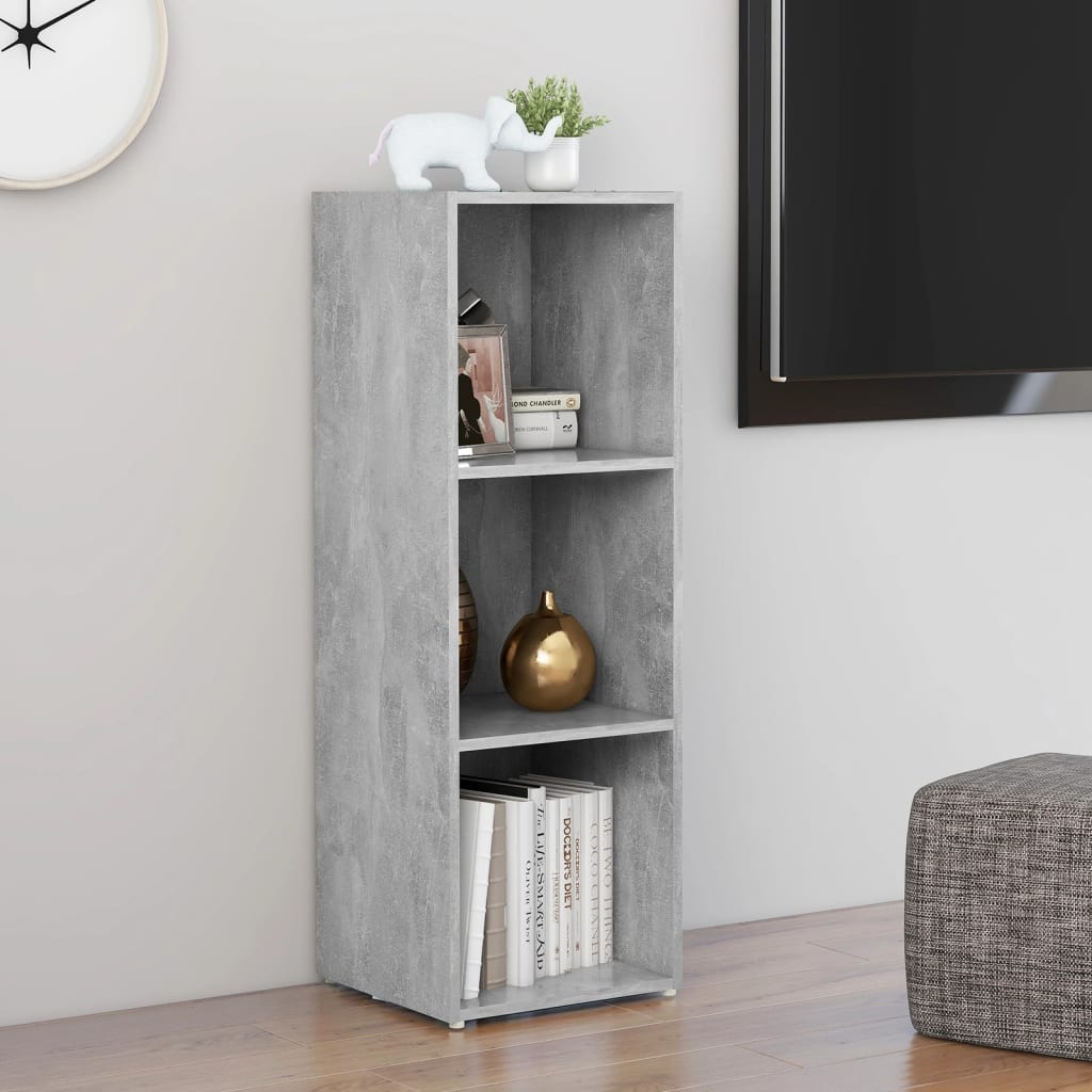 TV ormarić boja betona 107 x 35 x 37 cm od konstruiranog drva