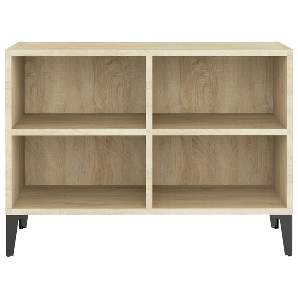TV ormarić s metalnim nogama boja hrasta sonome 69,5x30x50 cm