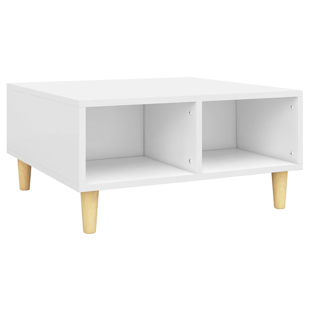 Stolić za kavu bijeli 60 x 60 x 30 cm od iverice