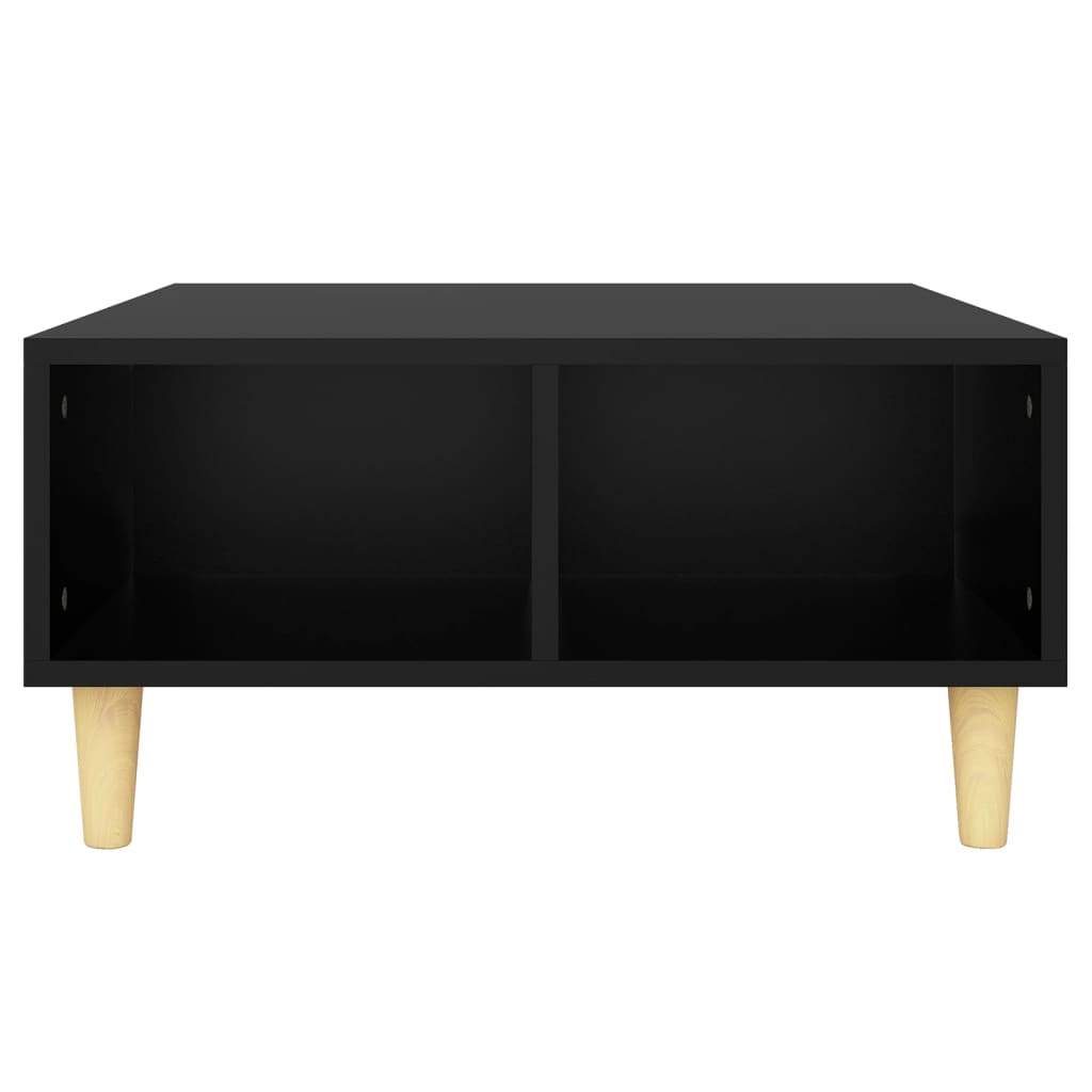 Stolić za kavu crni 60 x 60 x 30 cm od iverice