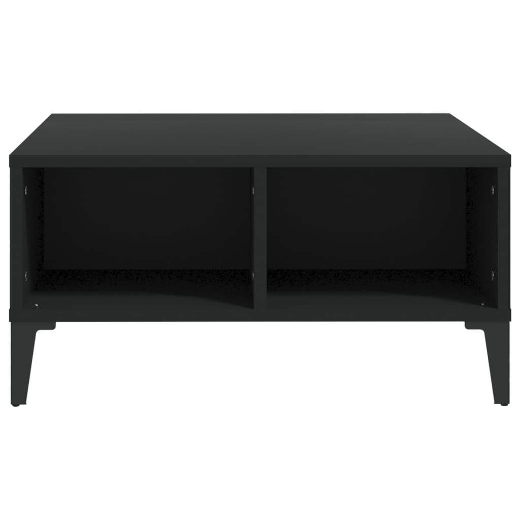 Stolić za kavu crni 60 x 60 x 30 cm od iverice