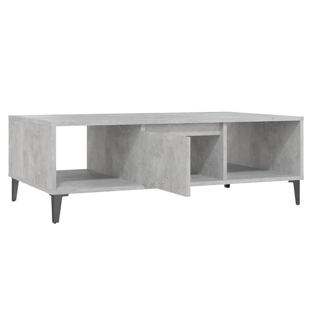 Stolić za kavu boja betona 103,5 x 60 x 35 cm konstruirano drvo