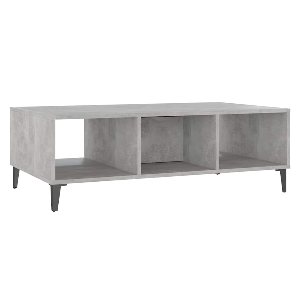 Stolić za kavu boja betona 103,5 x 60 x 35 cm konstruirano drvo
