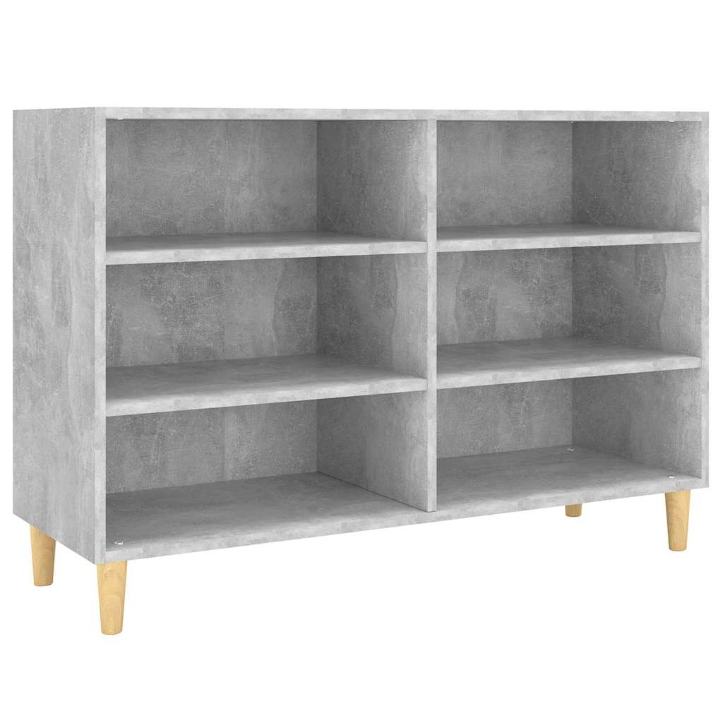 Komoda siva boja betona 103,5x35x70 cm od konstruiranog drva