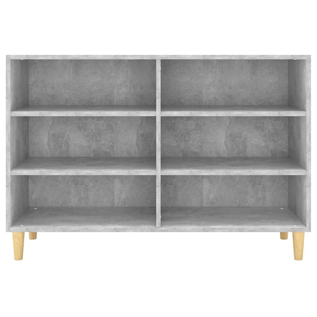 Komoda siva boja betona 103,5x35x70 cm od konstruiranog drva