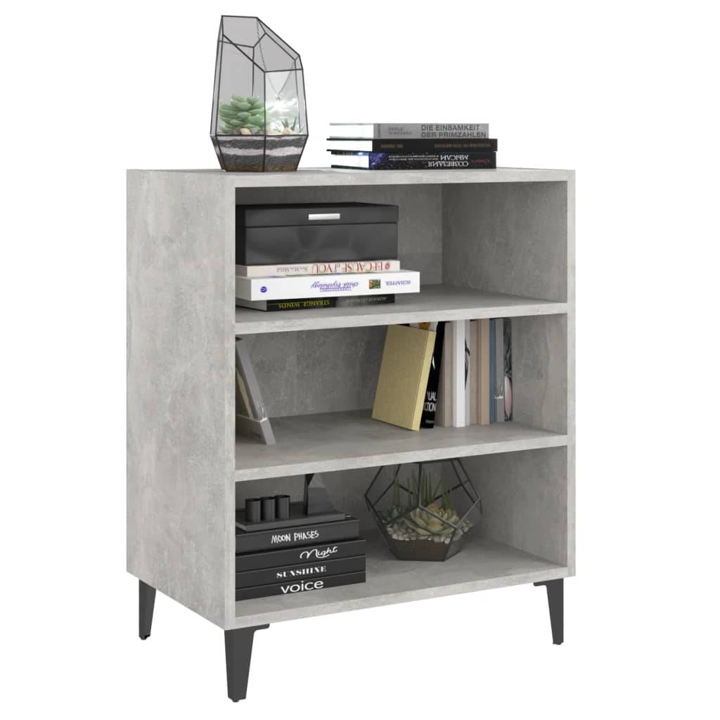 Komoda siva boja betona 57 x 35 x 70 cm od konstruiranog drva