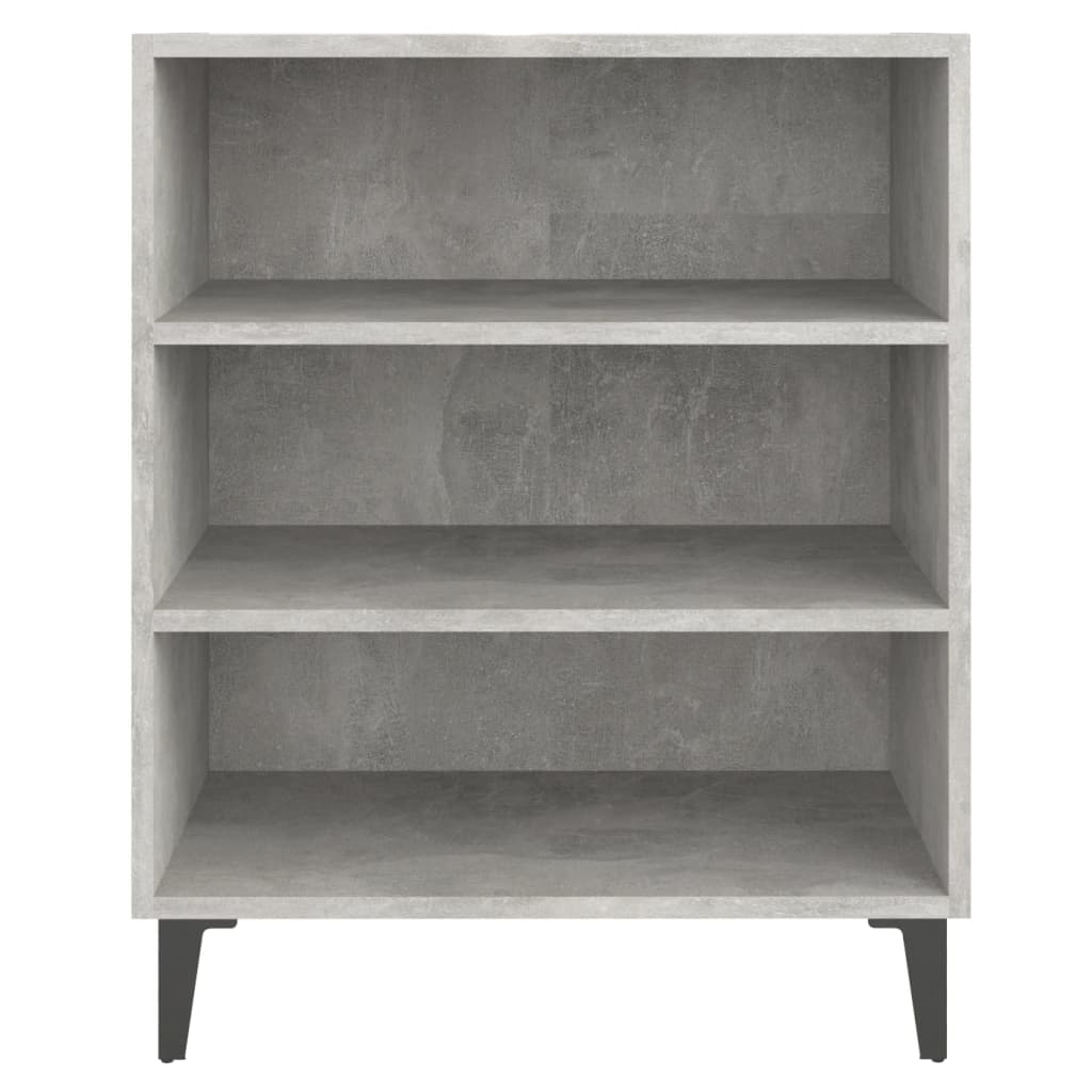 Komoda siva boja betona 57 x 35 x 70 cm od konstruiranog drva
