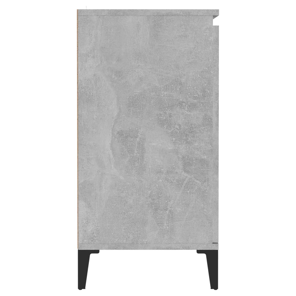 Komoda siva boja betona 60x35x70 cm od konstruiranog drva