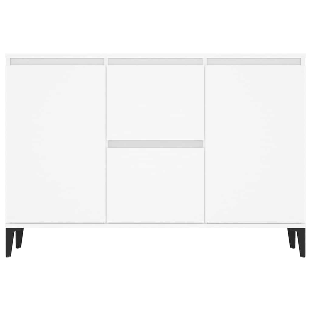 Komoda bijela 102 x 35 x 70 cm od konstruiranog drva