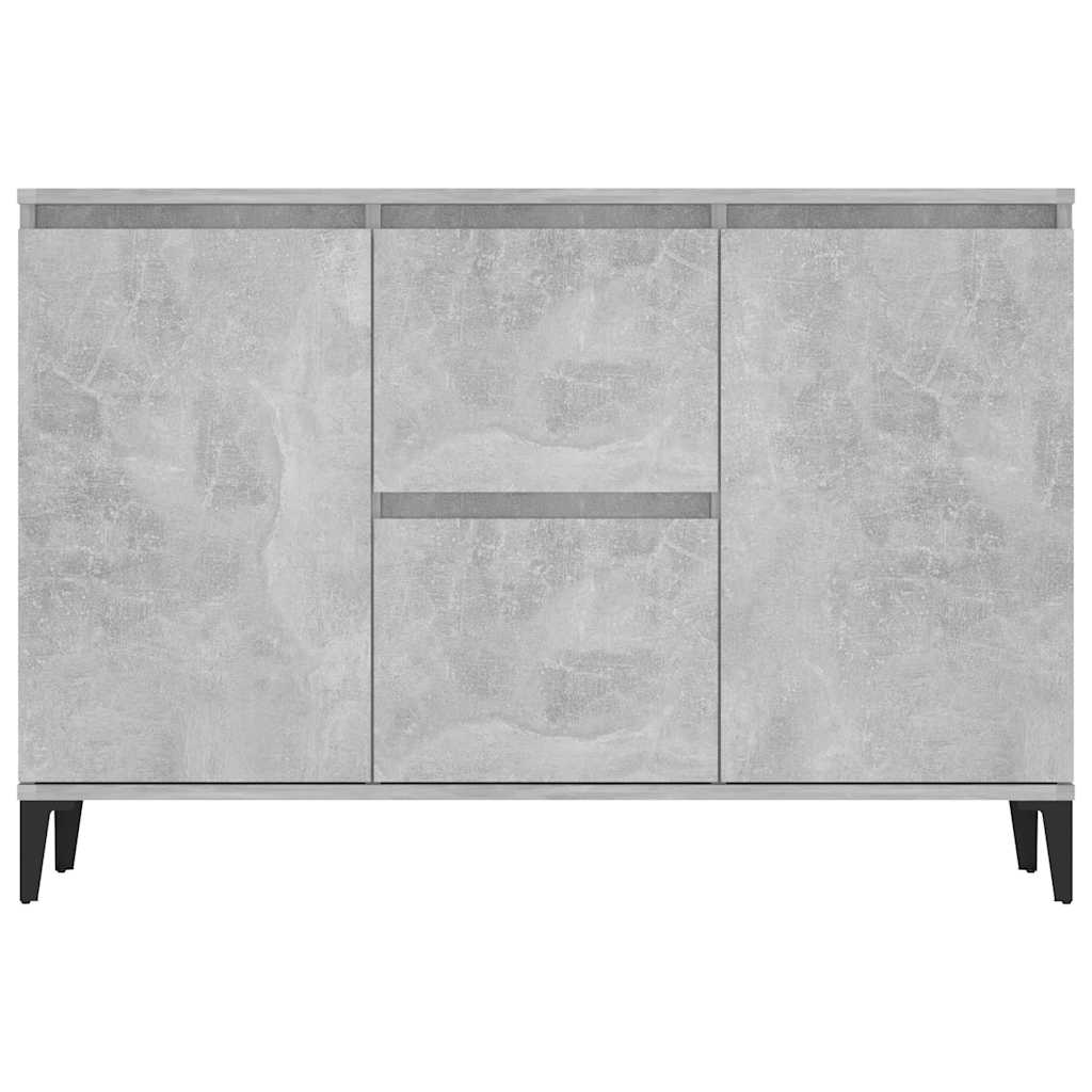 Komoda siva boja betona 102 x 35 x 70 cm od konstruiranog drva