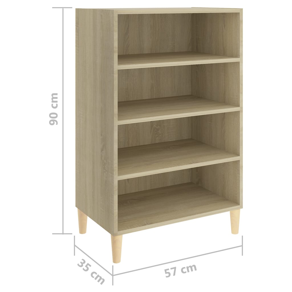 Komoda boja hrasta sonome 57 x 35 x 90 cm konstruirano drvo