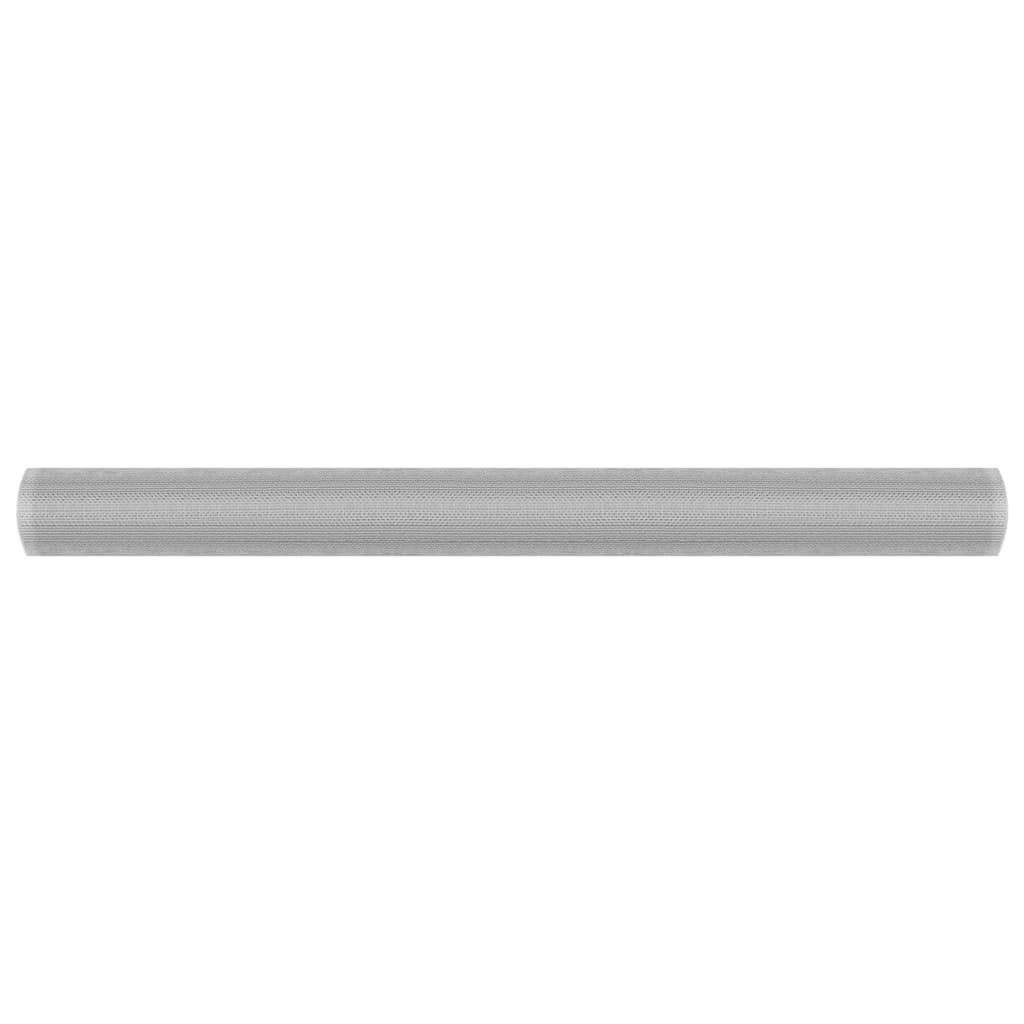Mrežasti zaslon od aluminija 80 x 500 cm srebrni