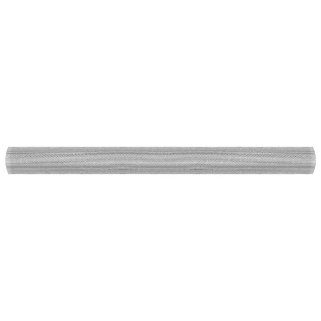 Mrežasti zaslon od aluminija 80 x 2000 cm srebrni