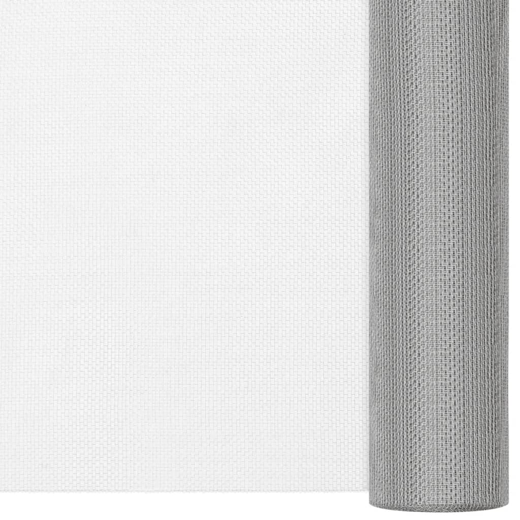 Mrežasti zaslon od nehrđajućeg čelika 100 x 2000 cm srebrni