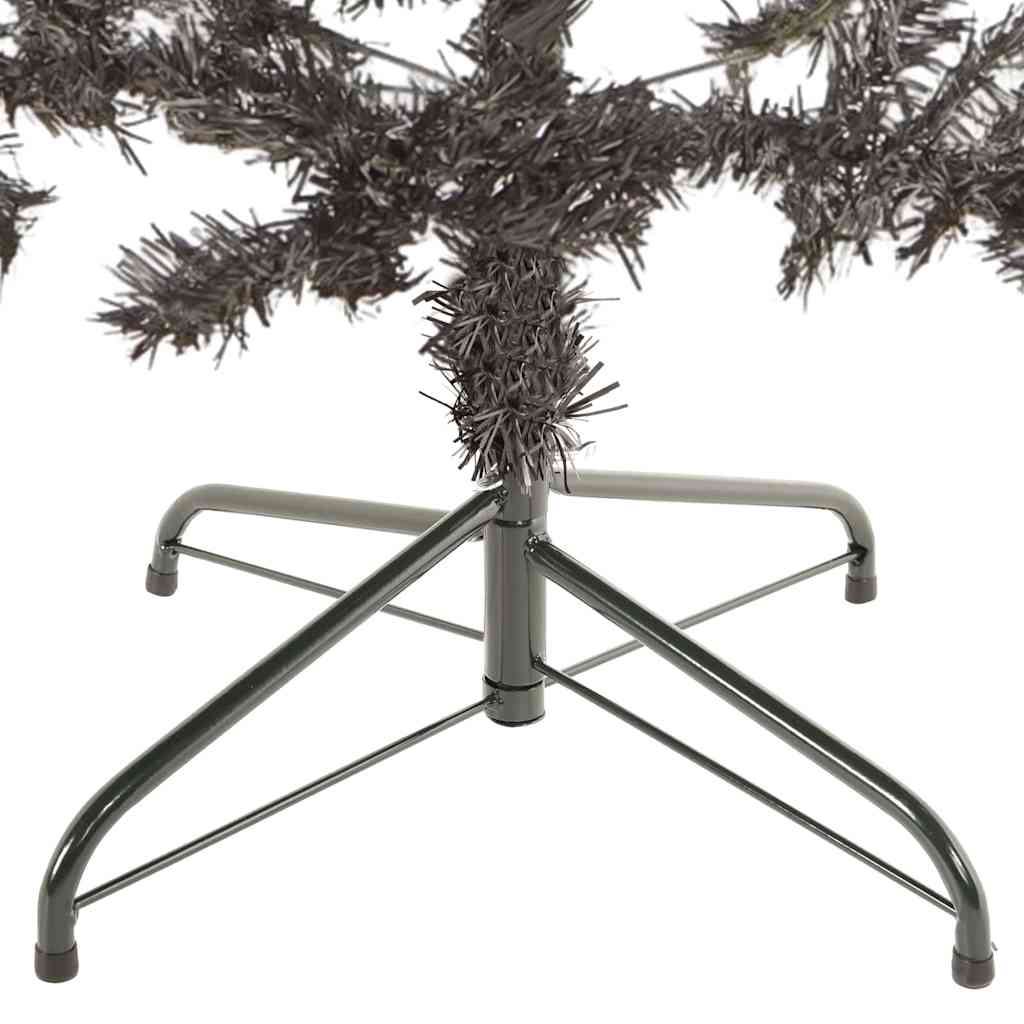 Usko božićno drvce crno 210 cm