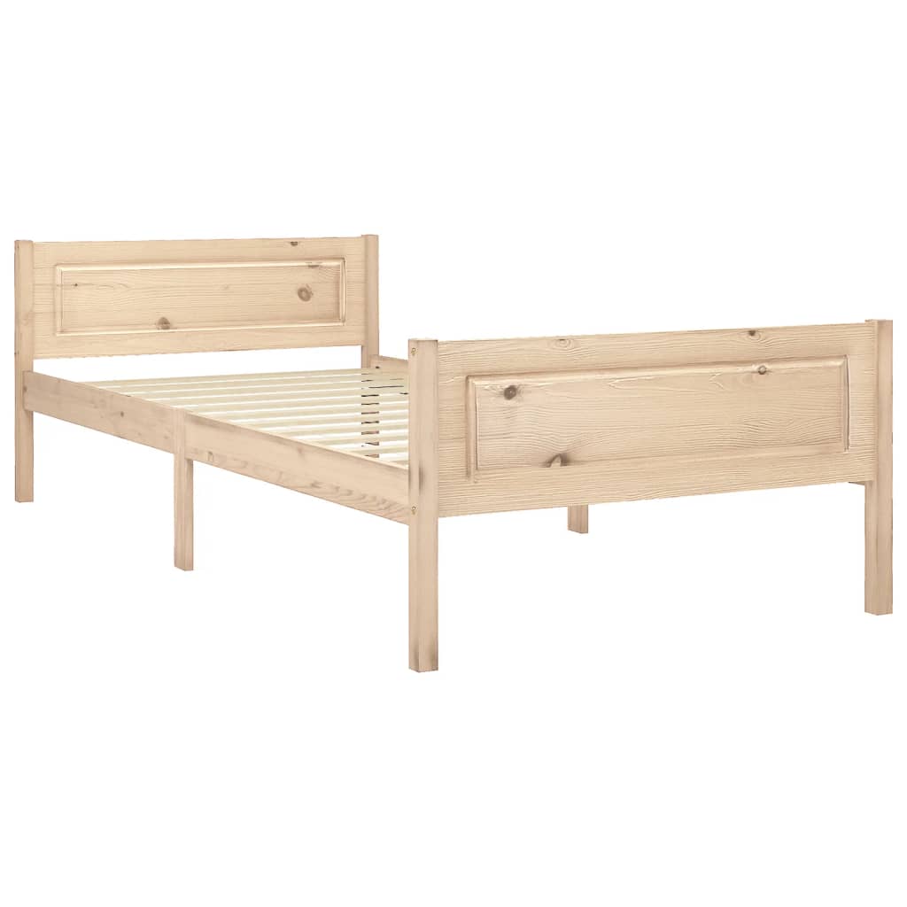 Okvir za krevet od masivne borovine 90 x 200 cm
