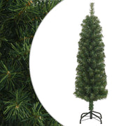 Tanko umjetno božićno drvce sa stalkom zeleno 120 cm PVC