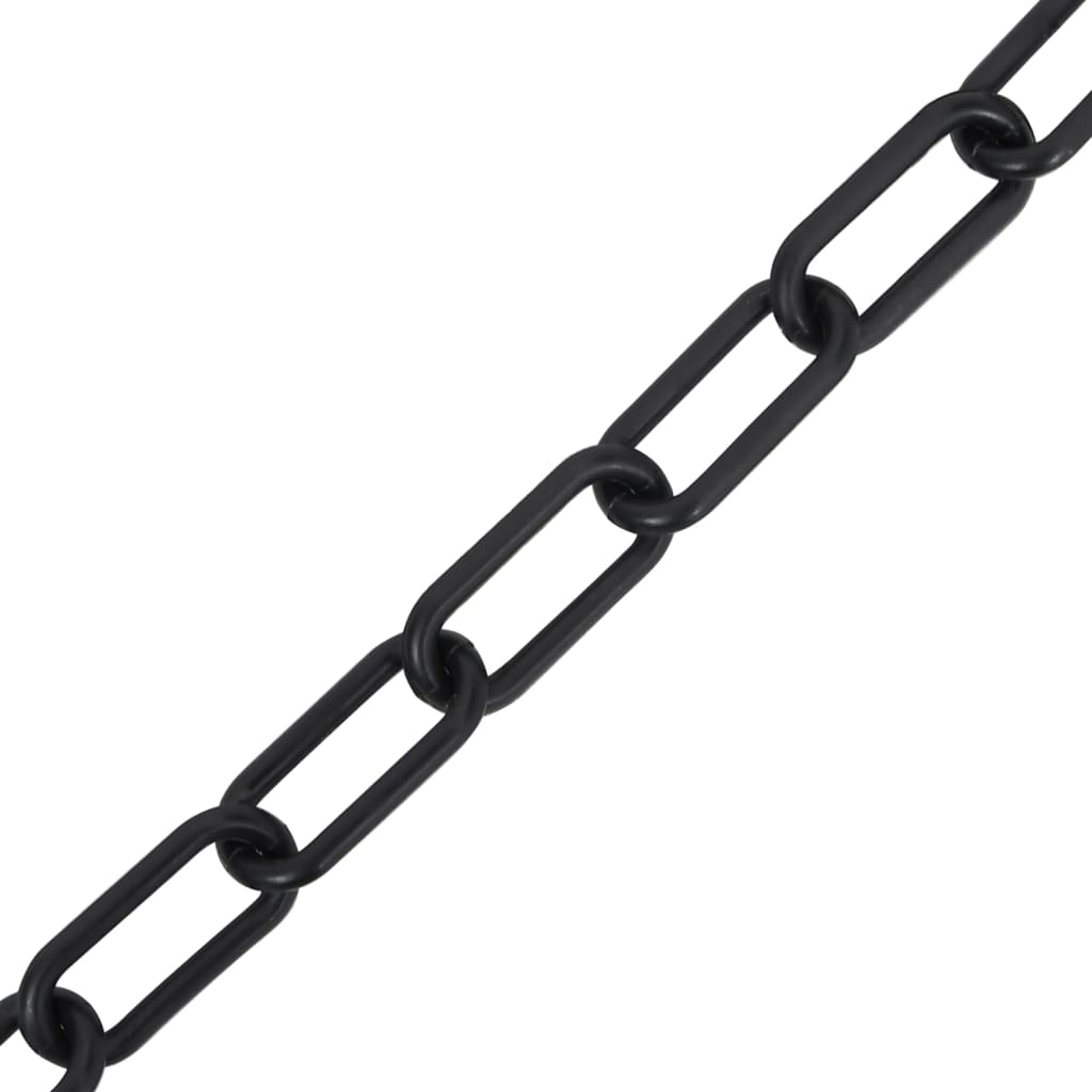 Lanac za upozorenje crni 30 m Ø 8 mm plastični