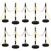 Set stupova s lancima 10 m plastični lanac