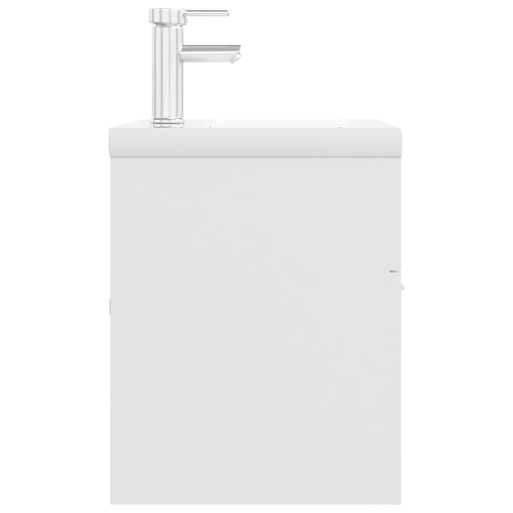 Ormarić s ugrađenim umivaonikom bijeli od iverice
