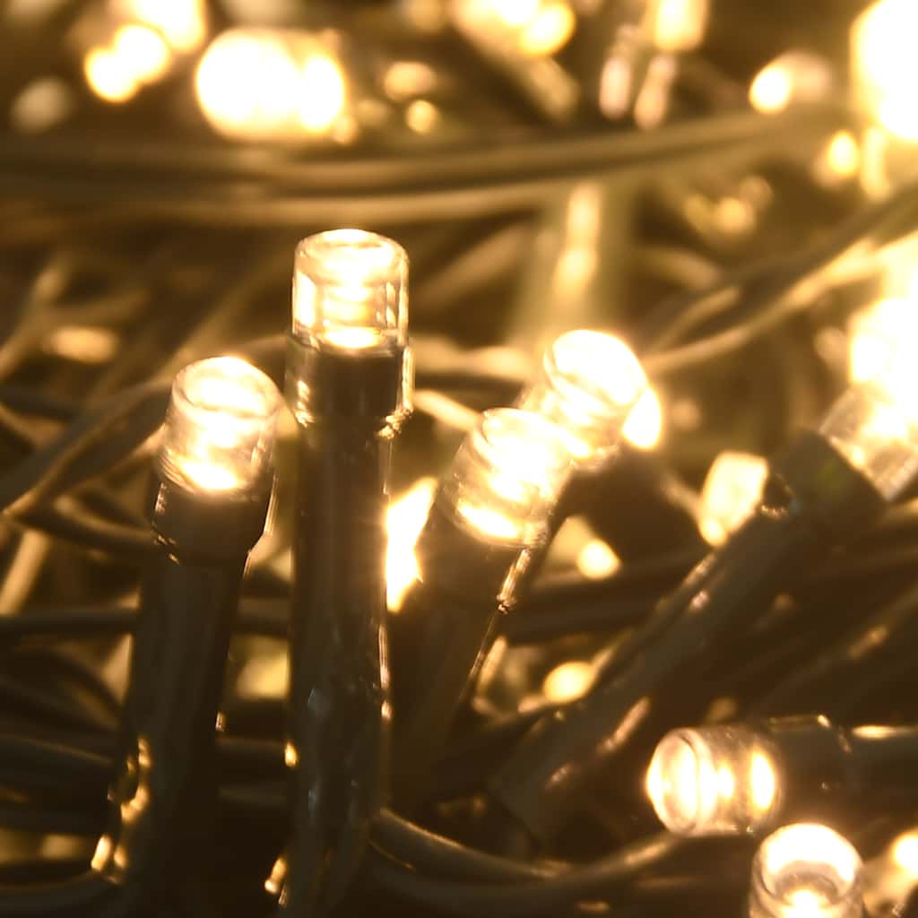 60-dijelni set božićnih kuglica s vrhom 150 LED bijelo-sivi