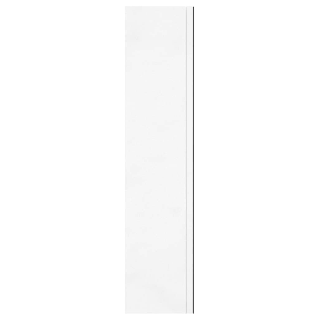 Kupaonski ormarić s ogledalom 60x15x75 cm MDF sjajni bijeli