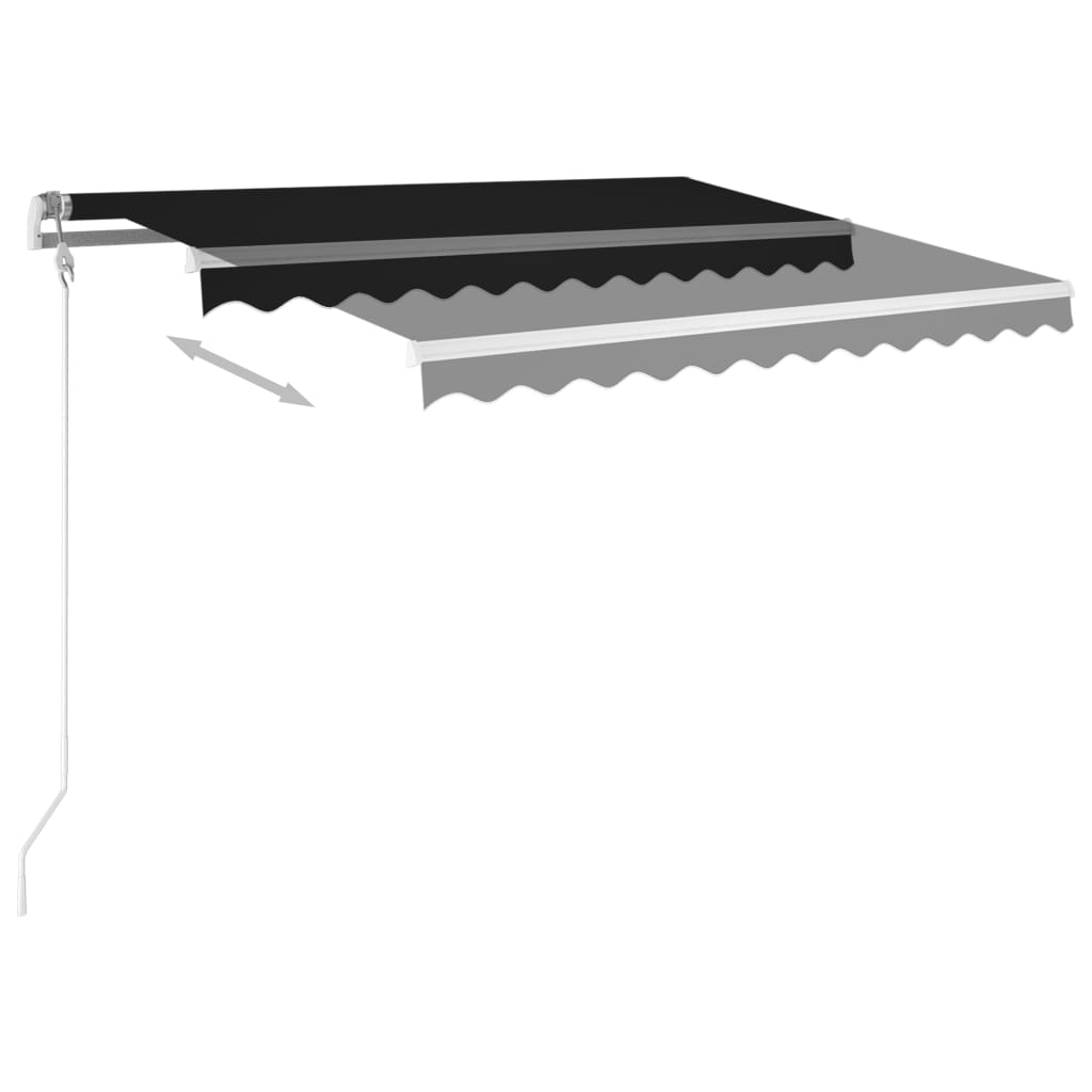 Tenda na automatsko uvlačenje 300 x 250 cm antracit
