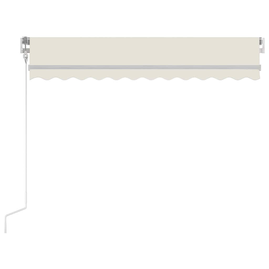 Automatska tenda sa senzorom za vjetar LED 300x250 cm krem