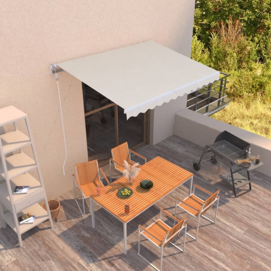 Tenda na ručno uvlačenje 350 x 250 cm krem