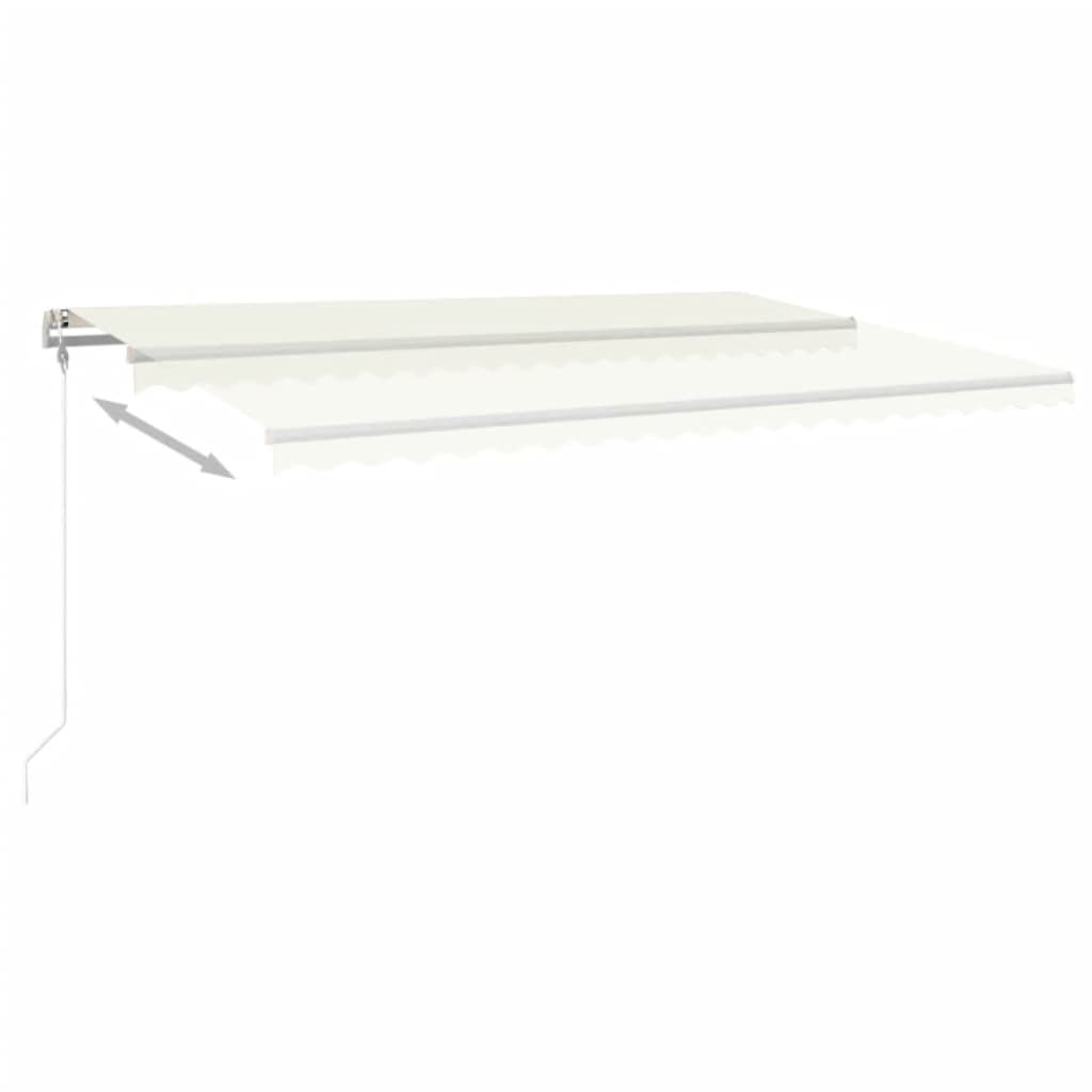 Tenda na automatsko uvlačenje 500 x 350 cm krem