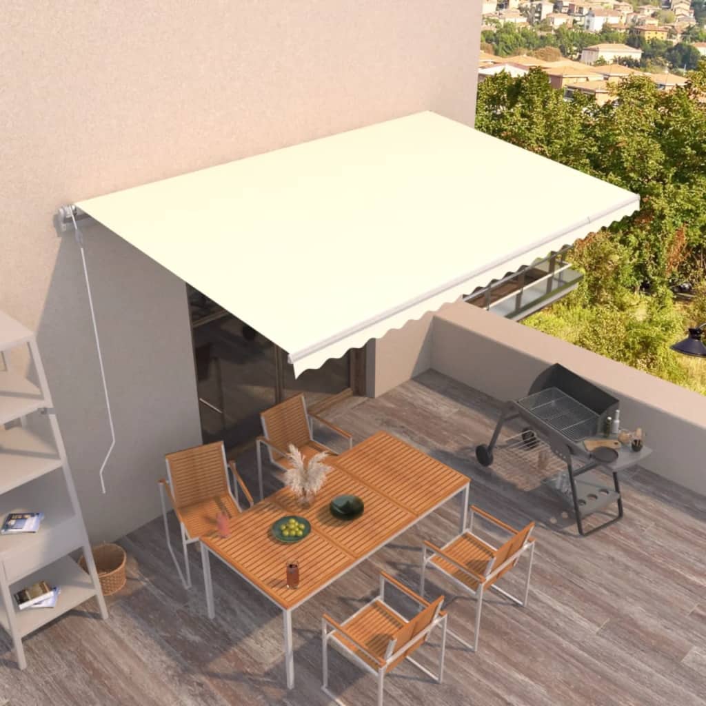 Tenda na automatsko uvlačenje 500 x 350 cm krem
