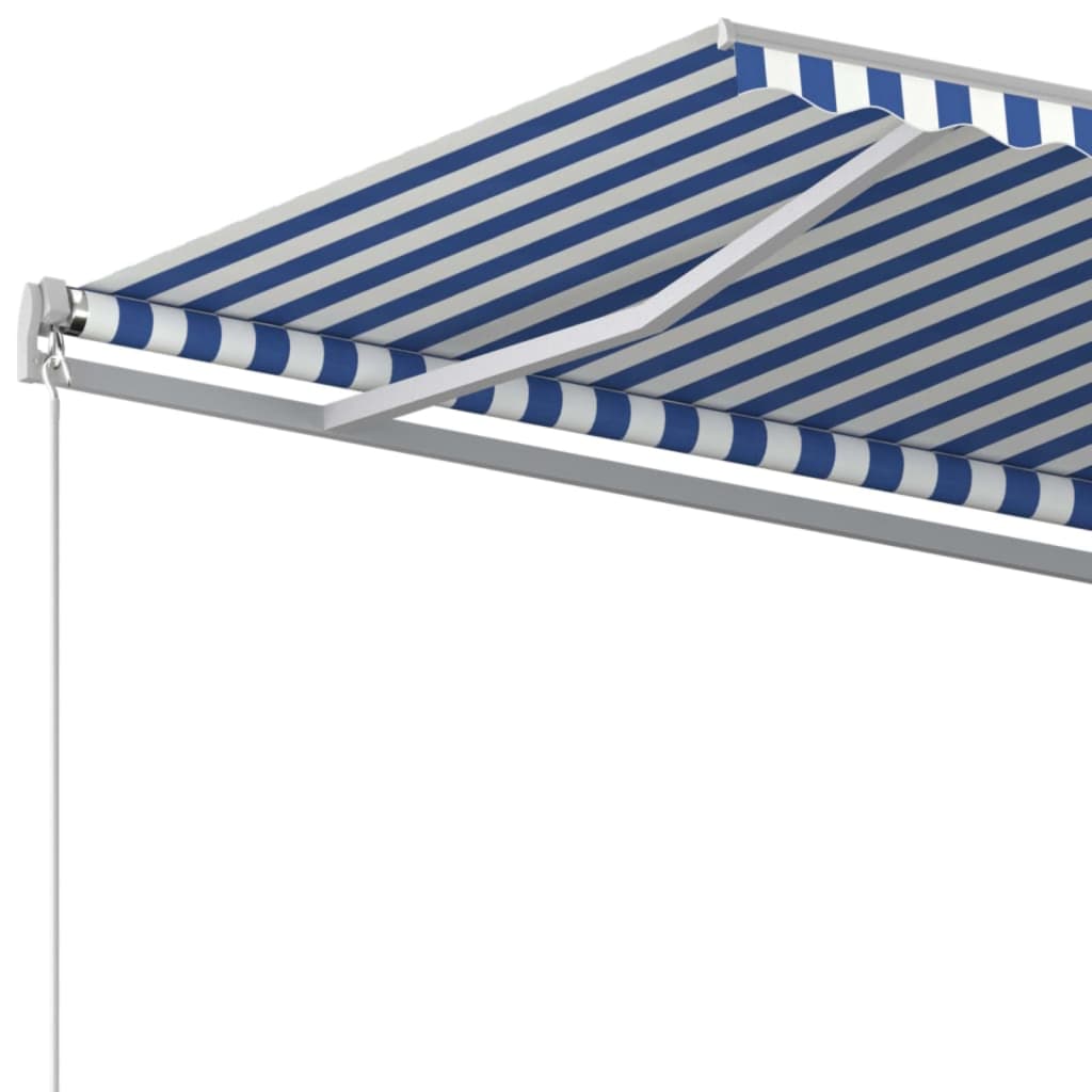 Tenda na ručno uvlačenje 600 x 350 cm plavo-bijela