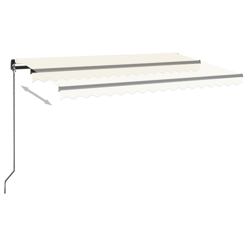 Tenda na ručno uvlačenje 400 x 350 cm krem